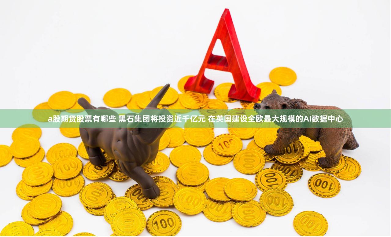 a股期货股票有哪些 黑石集团将投资近千亿元 在英国建设全欧最大规模的AI数据中心